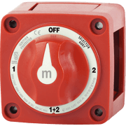 m-Series Mini Selector Battery Switch - Red - Image 1