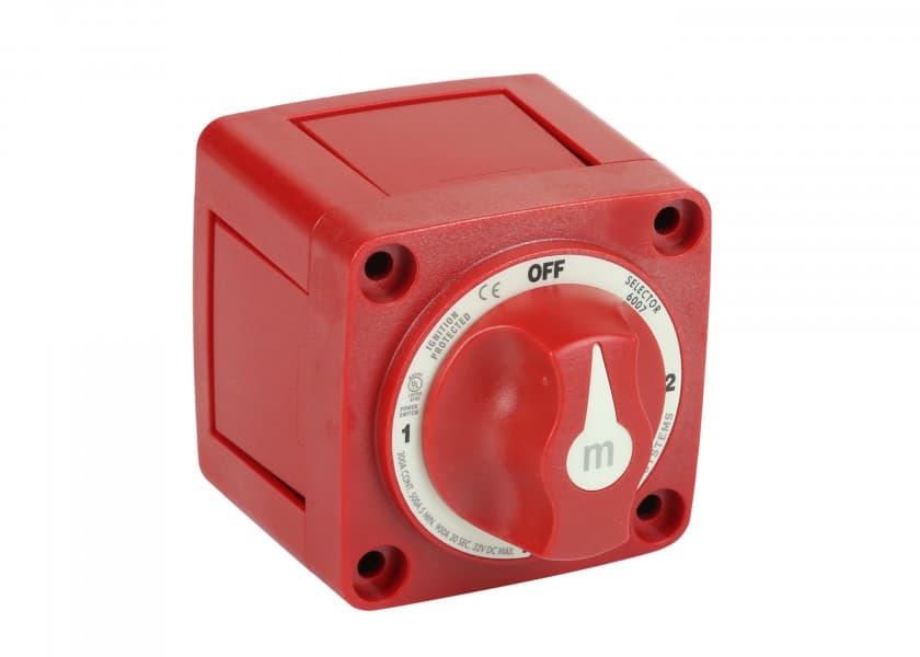 BLUE SEA Battery Selector Switch, 4 Positions 300 A 12 V Image 1 of 5