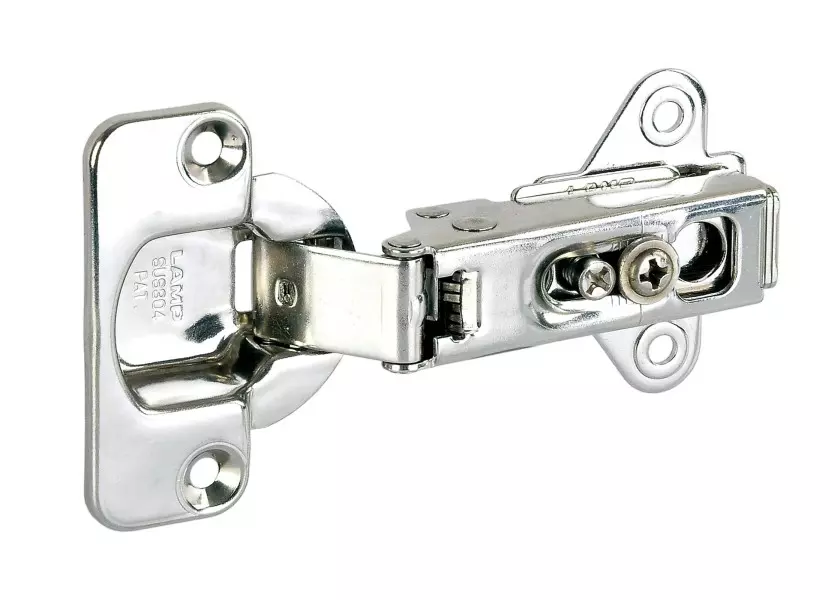 Stainless Steel Concealed Hinge / 14 mm overlay