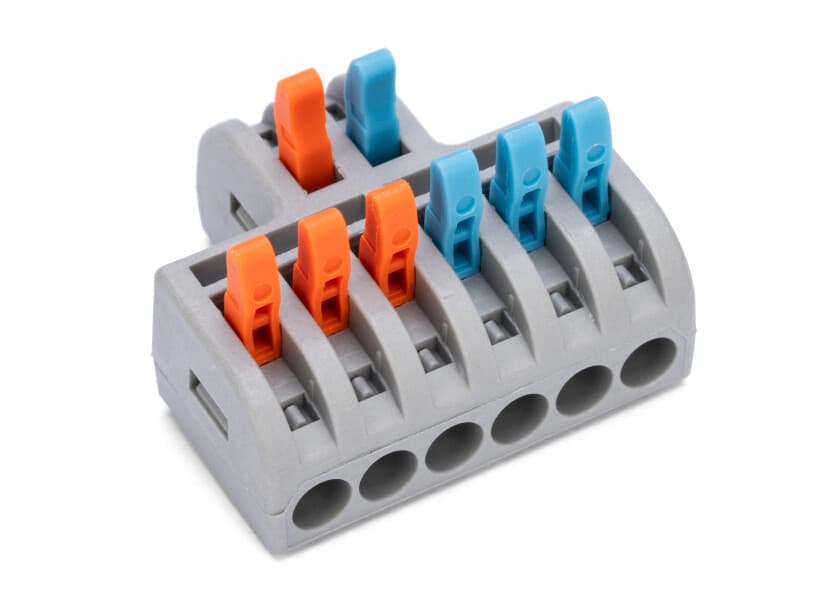 SEATEC Connection terminal 2 inputs - 6 outputs 0.2 - 4 mm2 4 pcs. Image 1 of 10