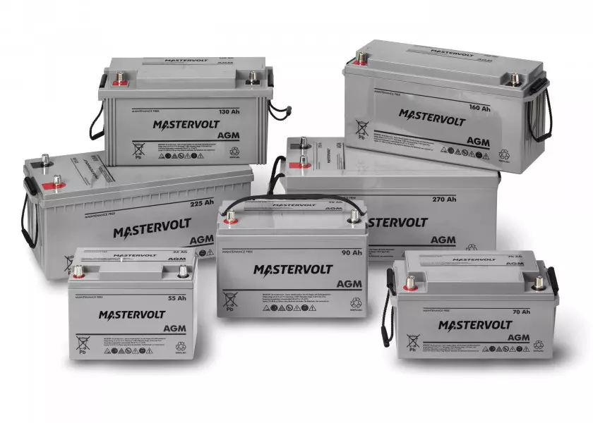 MASTERVOLT AGM Boat Battery 55 Ah to 270 Ah Image 1 of 11
