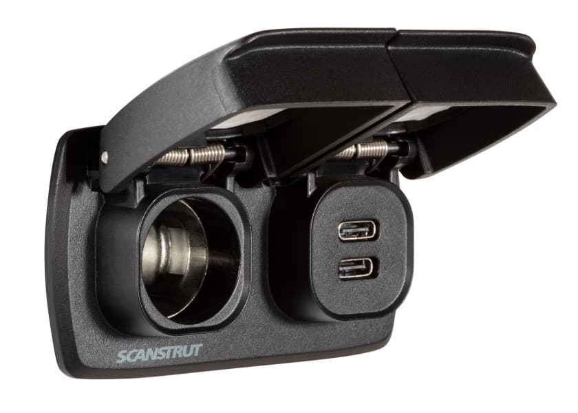 SCANSTRUT Flip Pro Multi - Dual USB-C & Power Socket 12 V SC-MULTI-F1 Image 1 of 15