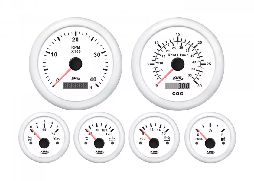 KUS Engine Instrument Set white Image 1 of 6