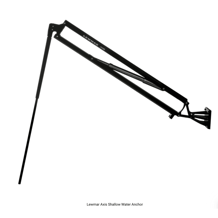Lewmar Axis Shallow Water Anchor 8' 12V – BLACK - Image 1