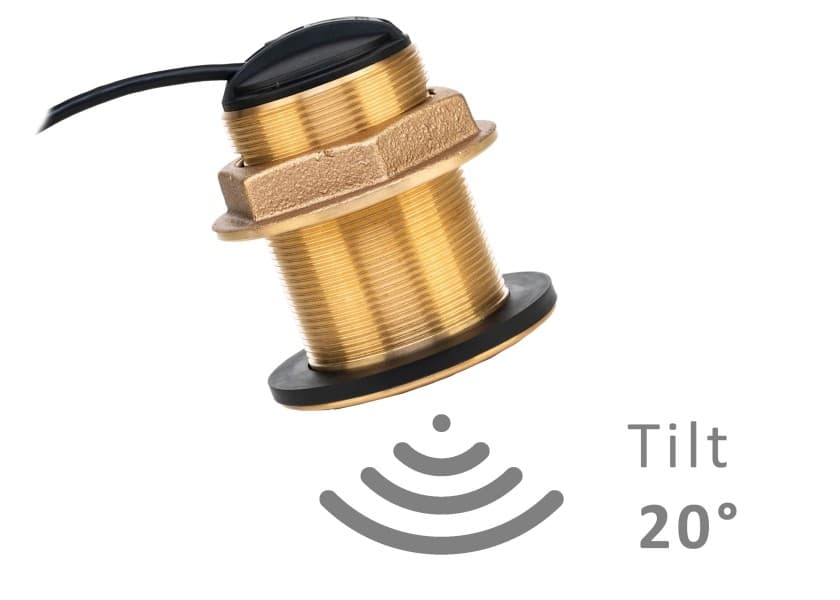 RAYMARINE CPT-S HIGH CHIRP Bronze Thru-Hull Transducer 20 degree tilt angle Image 1 of 11