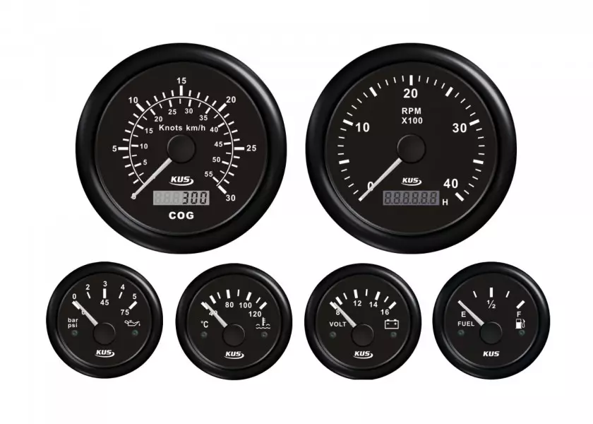 KUS Engine Instrument Set black Image 1 of 6