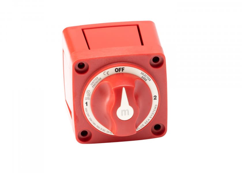 BLUE SEA Battery Selector Switch, 3 Positions 300 A 12 V Image 1 of 4