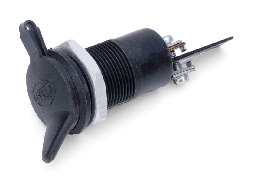 HELLA MARINE DIN Socket 2-Pin with cover Image 1 of 3