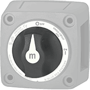 M-Series Battery Switch Spare Knob - Black - Image 1