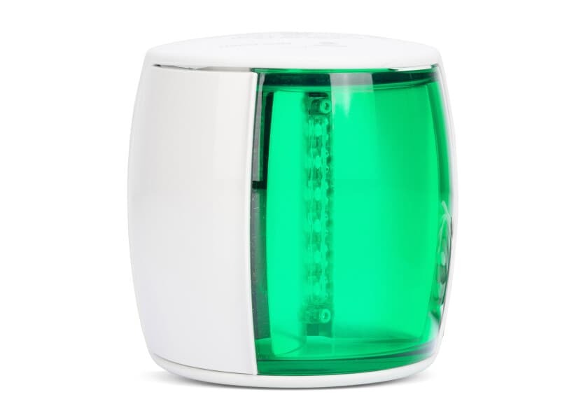 HELLA MARINE NaviLED PRO Starboard Light white with wheelmark-certification Image 1 of 9