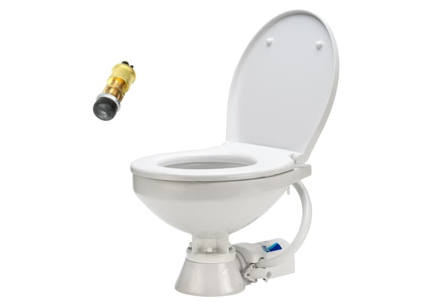 JABSCO Electric On-Board Toilet 24 V Comfort with Soft-close Lid Image 1 of 21