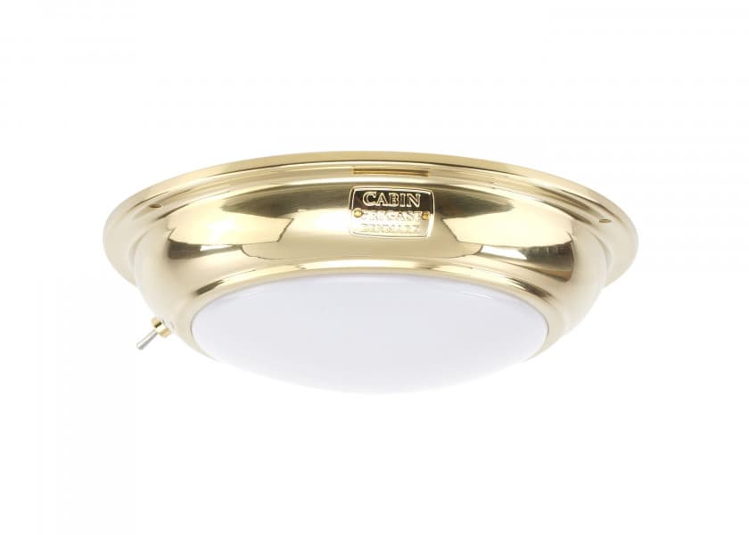 CABIN ANNE Ceiling Light brass with switch Image 1 of 4