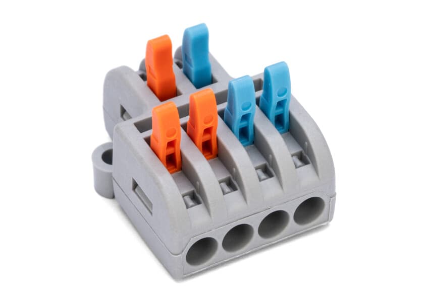 SEATEC Connection terminal 2 inputs - 4 outputs 0.2 - 4 mm2 5 pcs. Image 1 of 10