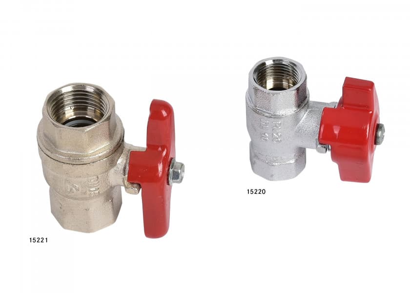 Brass Ball Valve with T-Handle Image 1 of 3