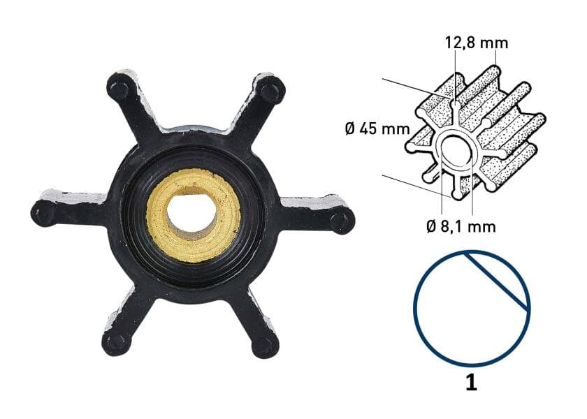 09-1052S-9 Impeller Image 1 of 4