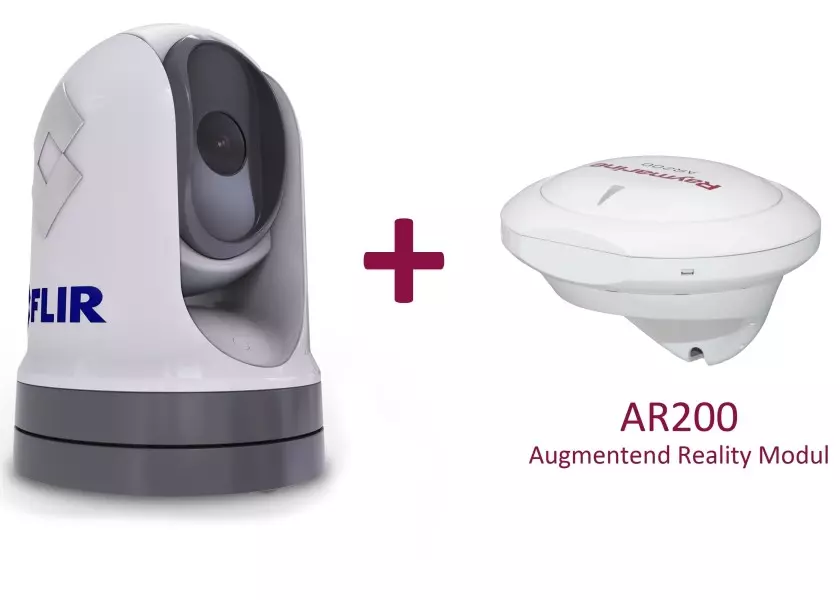 RAYMARINE M232 IP Thermal Imaging Camera with AR200 Augmented Reality Module Image 1 of 3
