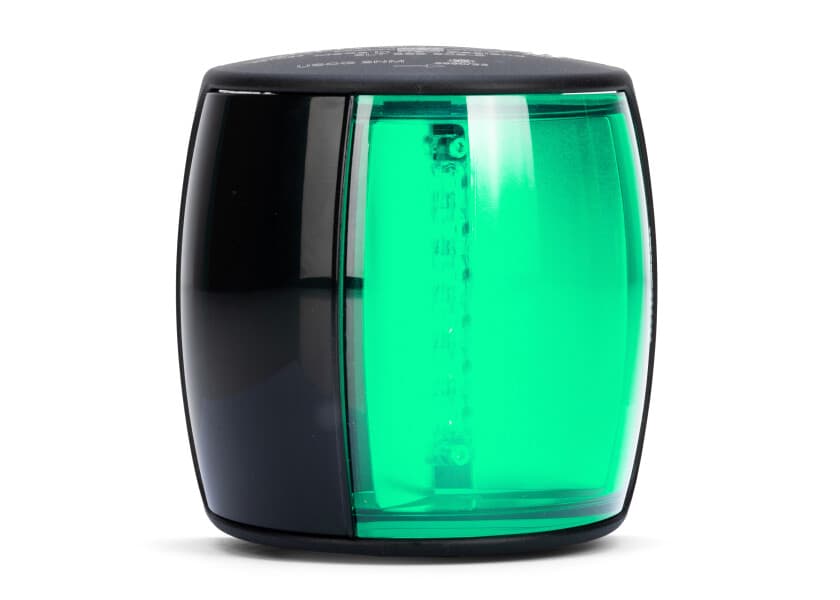 HELLA MARINE NaviLED PRO Starboard Light black with wheelmark-certification Image 1 of 8
