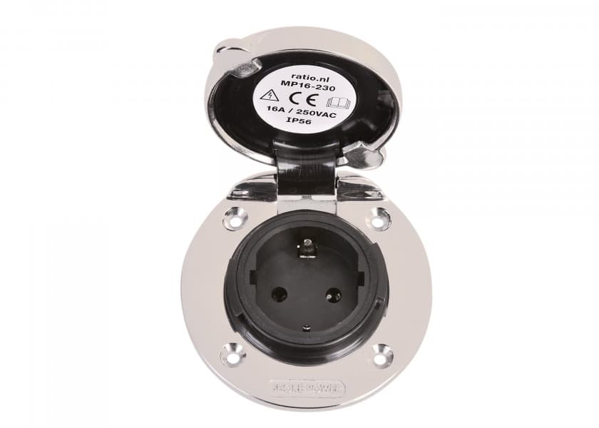 SCHUKO Socket stainless steel Image 1 of 5