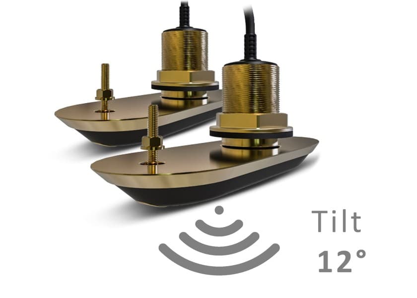 RAYMARINE RV-212 Bronze Through-Hull Transducer Set 12° deadrise angle Image 1 of 6