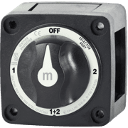 m-Series Mini Selector Battery Switch - Black - Image 1