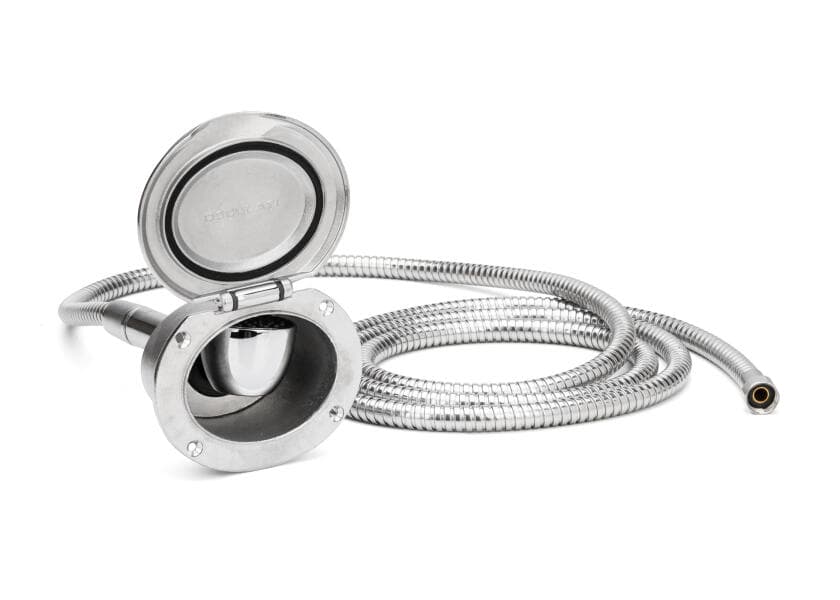 KEJI Stainless Steel Deck Shower 2.5 m stainless steel hose Image 1 of 15